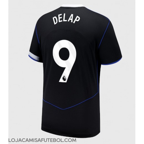 Camisa de Futebol Chelsea Liam Delap #9 Equipamento Alternativo 2025-26 Manga Curta